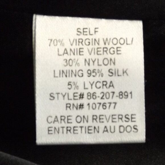 ALICE + OLIVIA Jacket, S,Black Plaid,Bell sleeves, Silk Lined, Big collar,Snaps - Picture 12 of 14